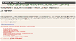 Desktop Screenshot of braziliantranslation.com