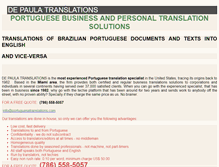 Tablet Screenshot of braziliantranslation.com